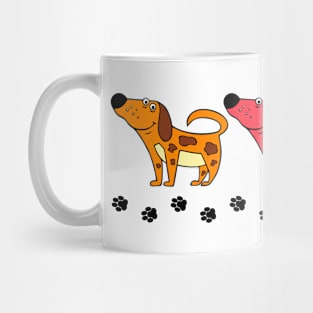 Funny dog trio Mug